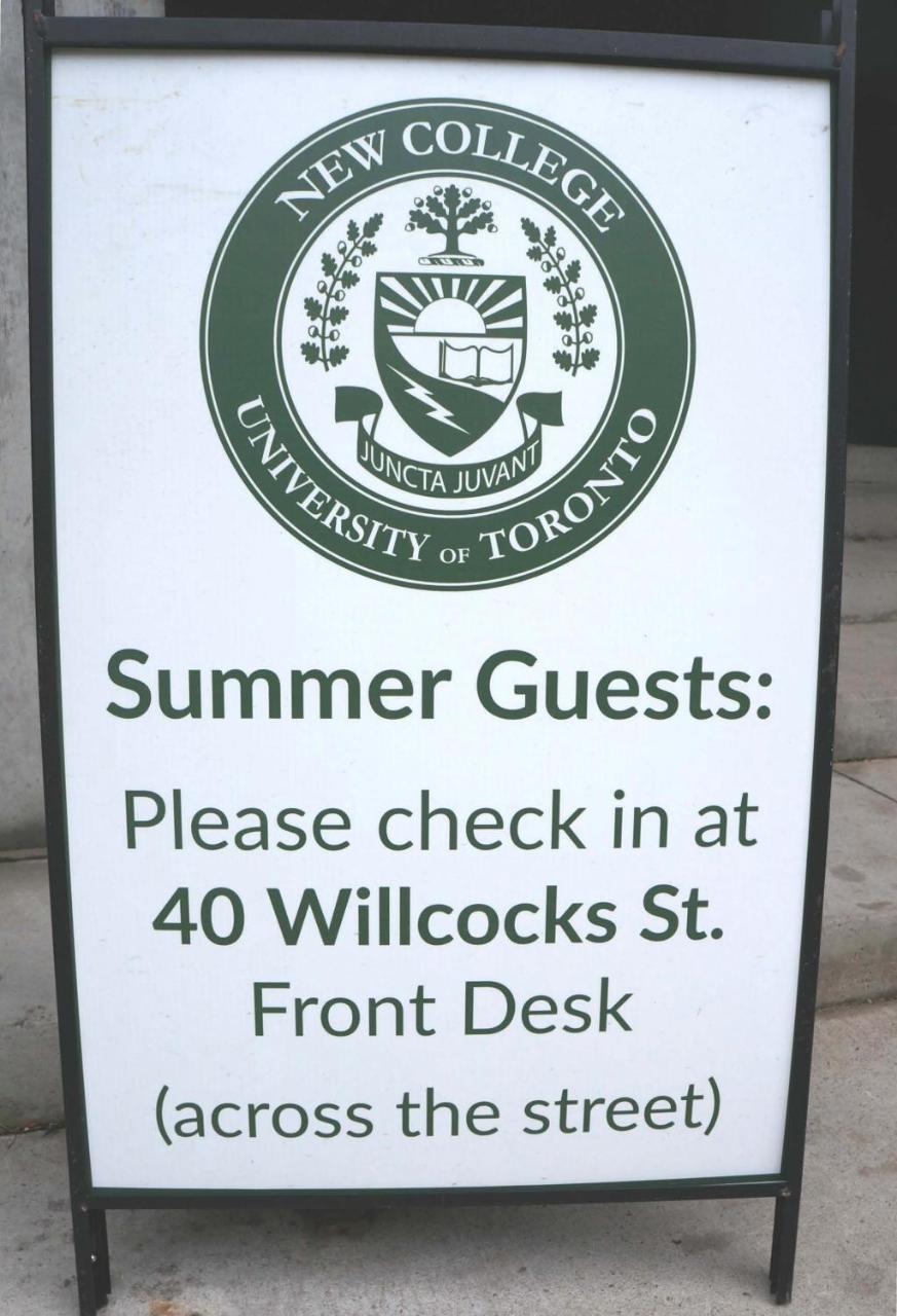 University Of Toronto-New College Residence-45 Willcocks Residence Exterior foto